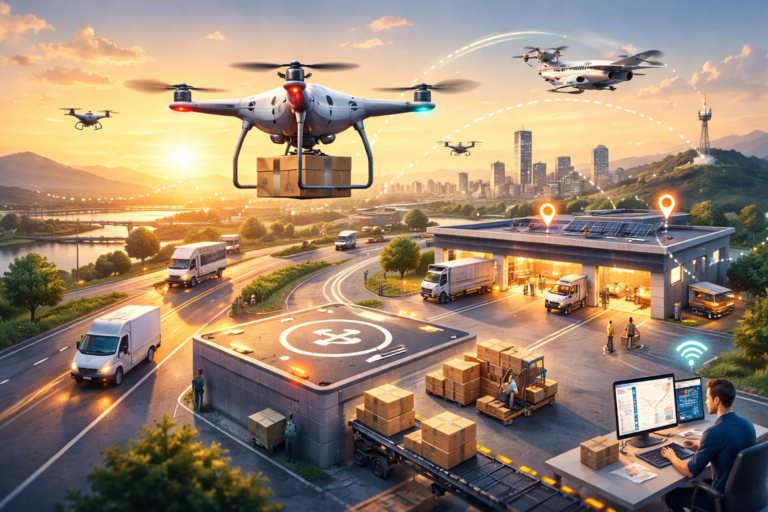 Logistica verticale: droni e mobilità aerea entrano nella supply chain