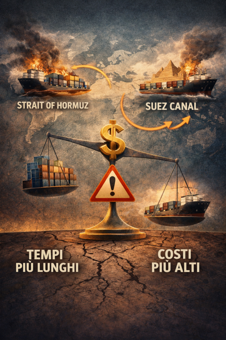 Supply chain globali sotto pressione: cosa succede quando si bloccano gli snodi marittimi
