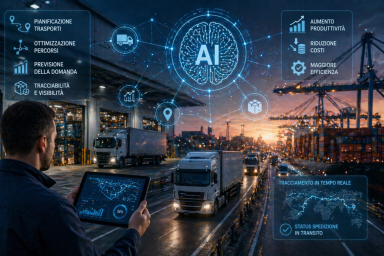 Intelligenza artificiale nella logistica: da promessa a infrastruttura operativa